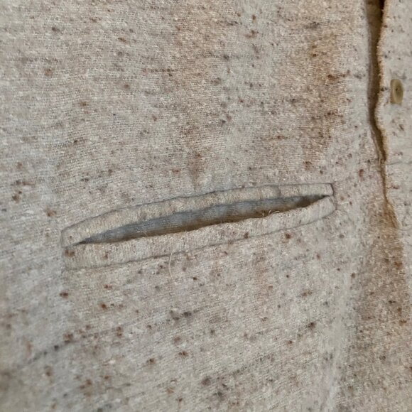 Rivet and Thread Oatmeal Half Button Top (Size Medium) - Picture 5 of 6